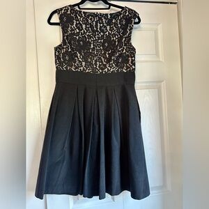 Elegant Black Lace Dress